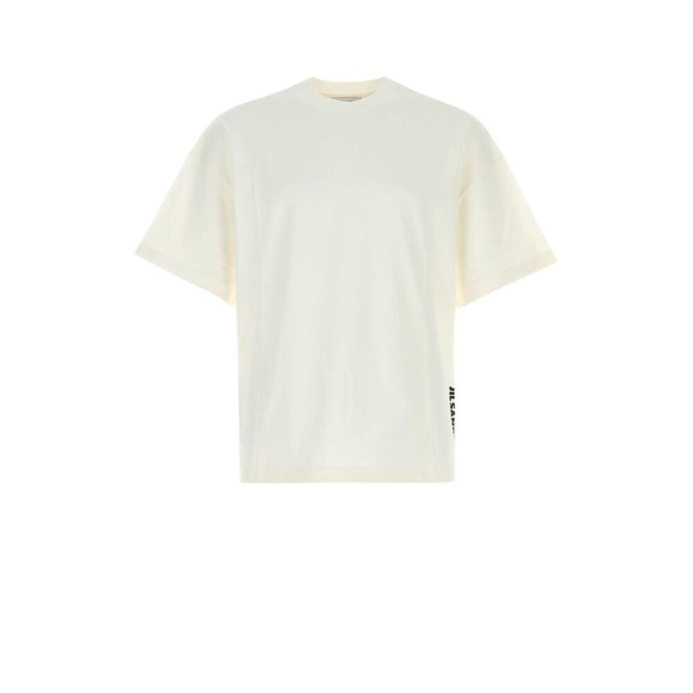 Jil Sander Men White Cotton T-Shirt